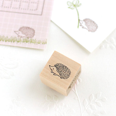 Ecru Forest rubber stamp - Hedgehog