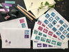 Rakui Hana Stamp Stickers Collection - Cozy Time 郵票貼紙 - 舒適時間