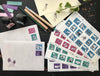 Rakui Hana Stamp Stickers Collection - Mail Day 郵票貼紙 - 手紙日