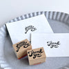 Redbug rubber stamp - Thank You