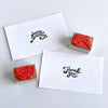 Redbug rubber stamp - Thank You