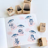 Redbug rubber stamp - UFO set