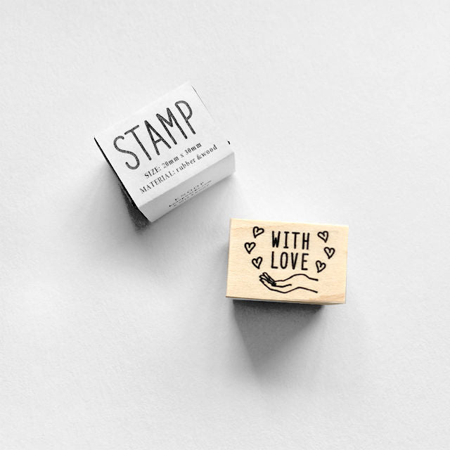 Knoop Rubber Stamp - With Love
